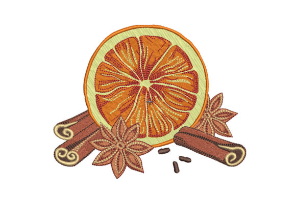 Christmas Orange and Cinnamon Embroidery Review