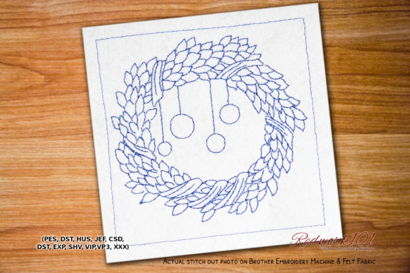 Christmas Wreath Bluework Review