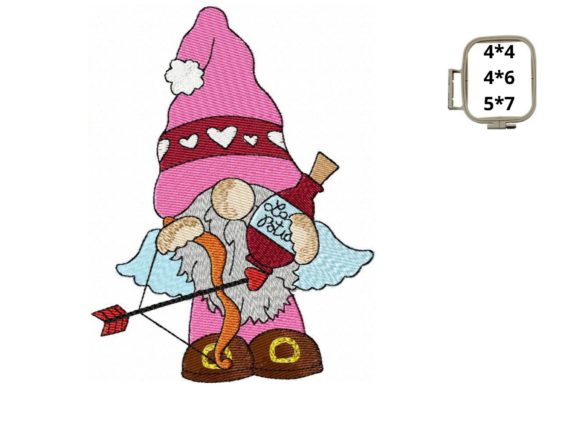 Cupid Gnome Embroidery Design Review
