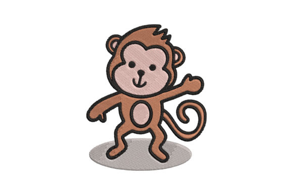 Cute Animal Monkey Embroidery Review