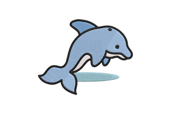 Cute Baby Animal Dolphin Embroidery Review