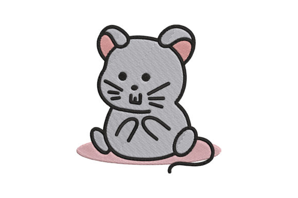 Cute Baby Mouse Animal Embroidery Review