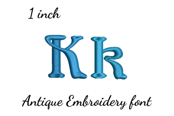 K Font Antique Embroidery Review