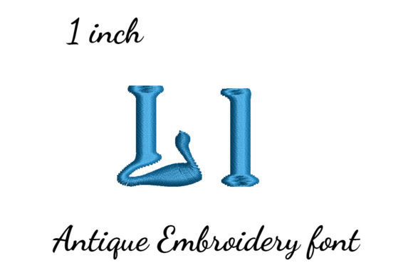 L Font Antique Embroidery Review