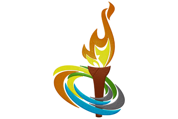 Olympics Torch Embroidery Design Review
