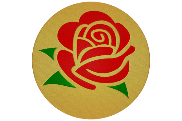 Red Rose Stamp: A Smart Embroidery Choice for Small Business Brands