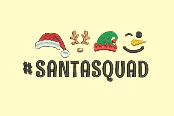 Santa Squad Embroidery Design Review