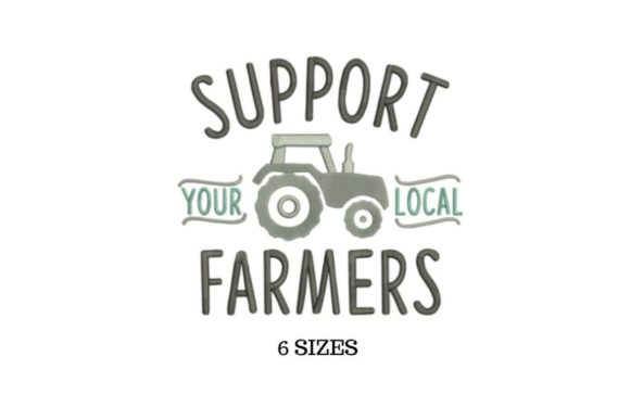 Support Farmers Embroidery Design Review