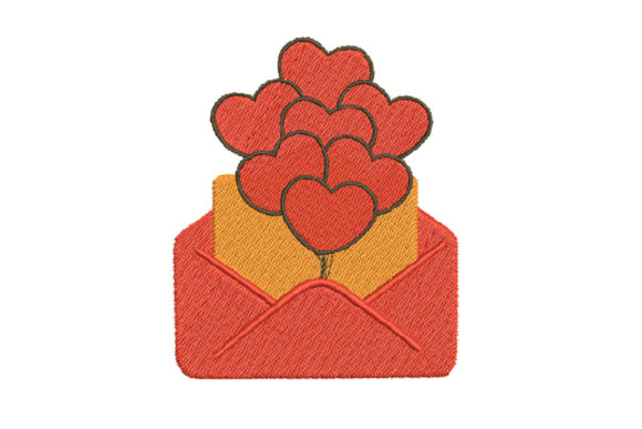 Valentine's Postcard with Hearts Embroidery Review