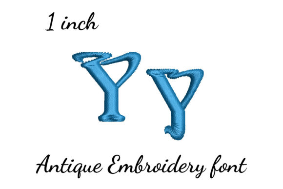 Y Font Antique Embroidery Review